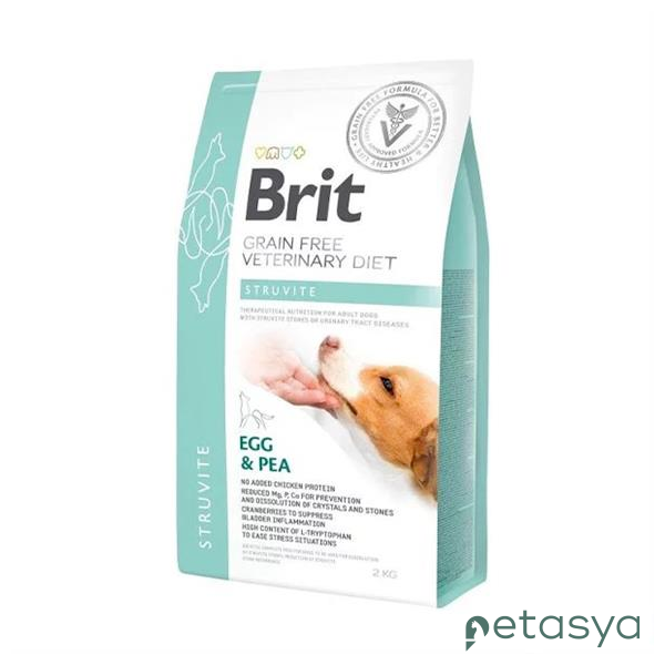Brit Veterinary Diet Struvite  İdrar Yolu Sağlığı Destekleyici Tahılsız Köpek Maması 2 Kg