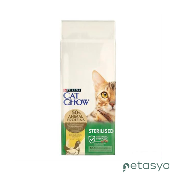 Cat Chow Tavuk Etli Kısırlaştırılmış  Kedi Maması 15 Kg