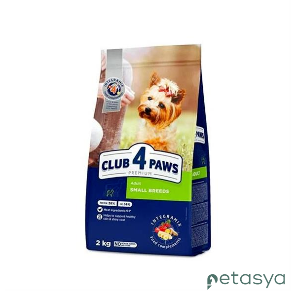 Club4Paws Tavuklu  Küçük Irk Yetişkin Köpek Maması 2kg