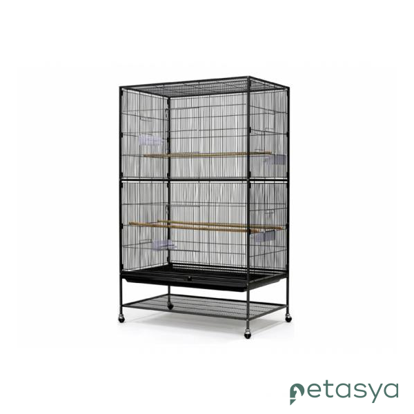Dayang Ayaklı Kafes 90x58,4x152,4 Cm Siyah Dayang Ayaklı Kafes 90x58,4x152,4 Cm Siyah