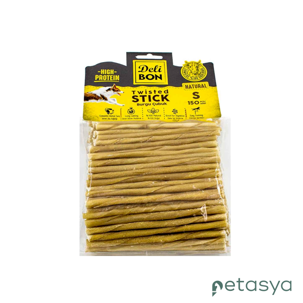 Delibon Natural Beyaz Burgu Çubuk(150li)[S]
