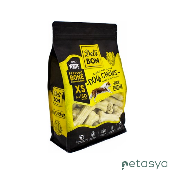 Delibon Natural Beyaz Press Kemik 7cm(50li)[XS]
