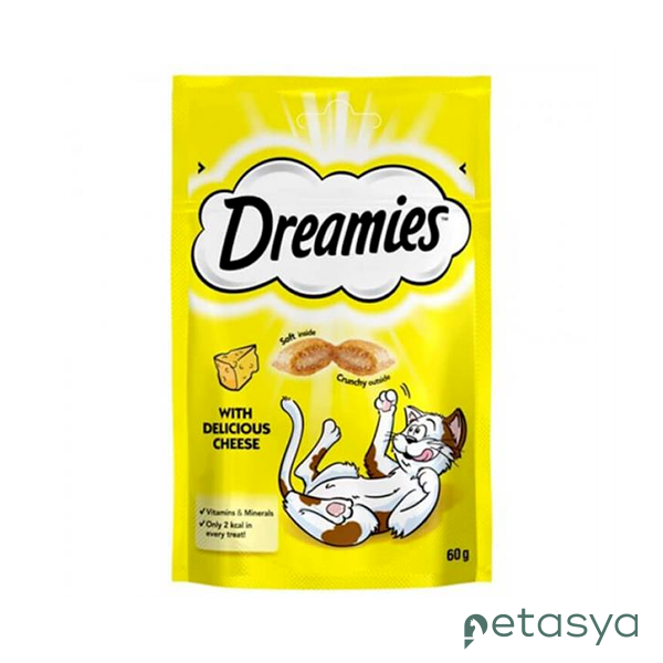 Dreamies İç Dolgulu Peynirli  Kedi Ödül Bisküvisi 60gr