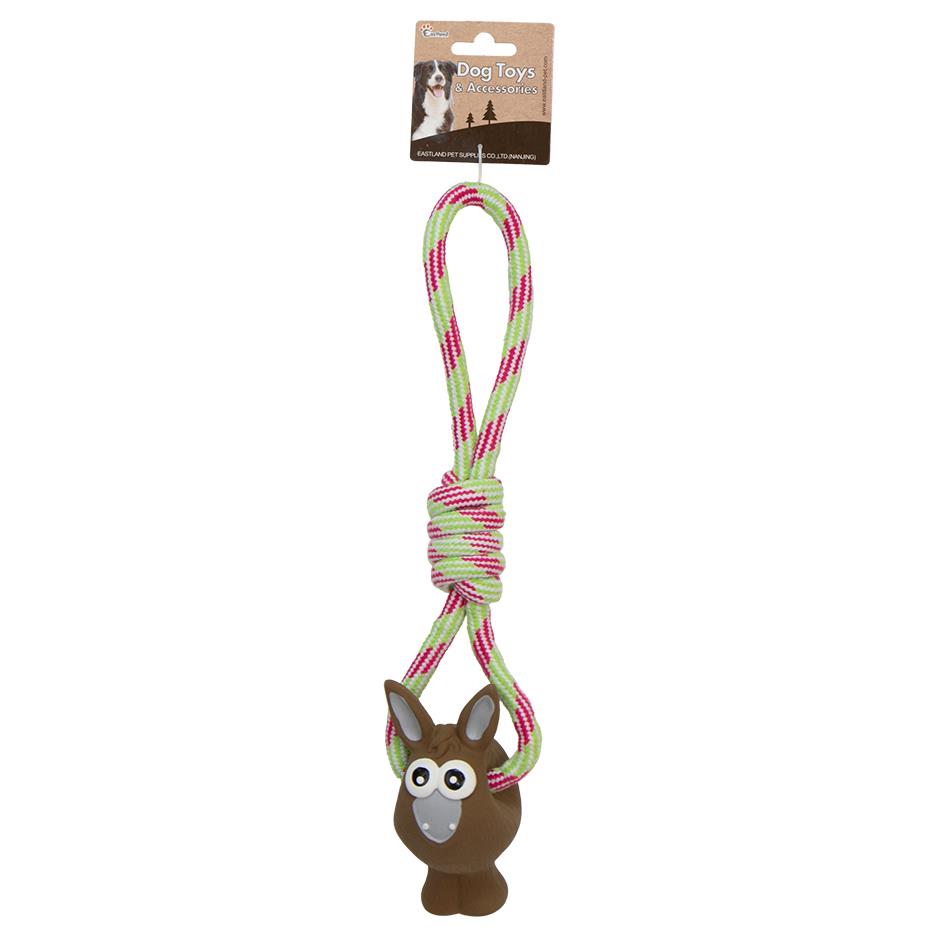 Eastland Düğümlü Stres İpli Peluş Eşek 42cm