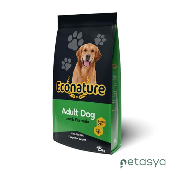 Econature Kuzu Etli Yetişkin Köpek Maması 15 Kg