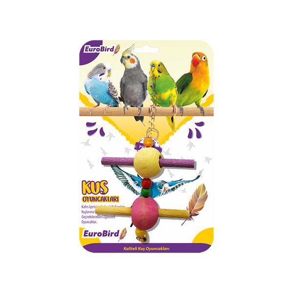 EuroBird Kuş Oyuncağı Renkli Dal Salıncak
