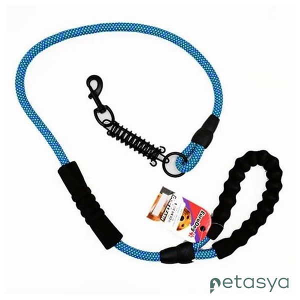 EuroDog Köpekler için Reflektörlü   Uzatma Tasması 120cm(Mavi)