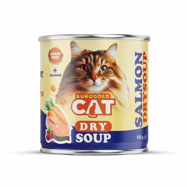 EuroGold Cat Kuru Çorba Somonlu 40 Gr