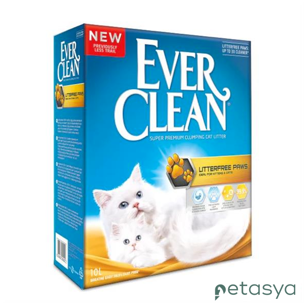 Ever Clean Litterfree Paws Patilere Yapışmayan  Topaklanan Kedi Kumu 10 Lt