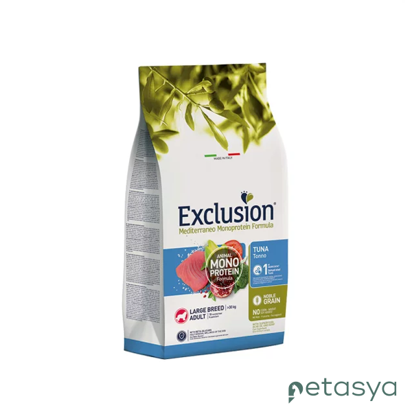 Exclusion Monoprotein Ton Balıklı ve Narlı   Düşük Tahıllı Büyük Irk Yetişkin Köpek Maması 12kg