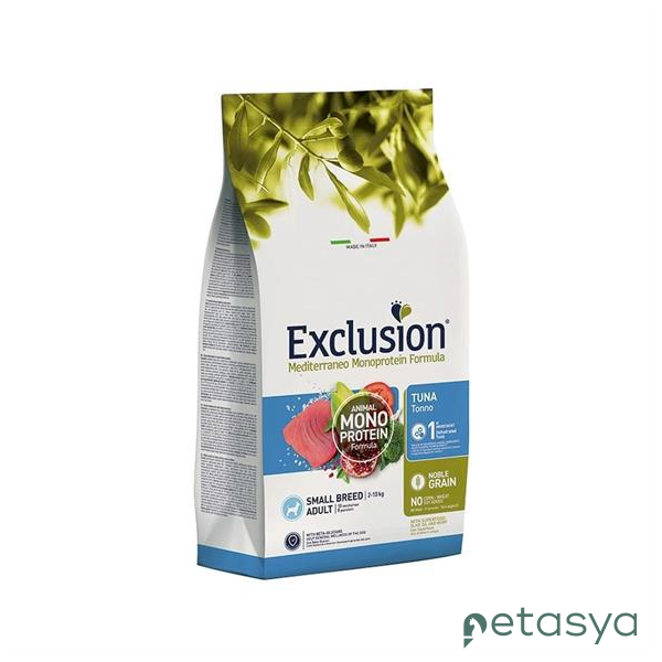 Exclusion Monoprotein Ton Balıklı ve Narlı  Düşük Tahıllı Küçük Irk Yetişkin Köpek Maması 2kg