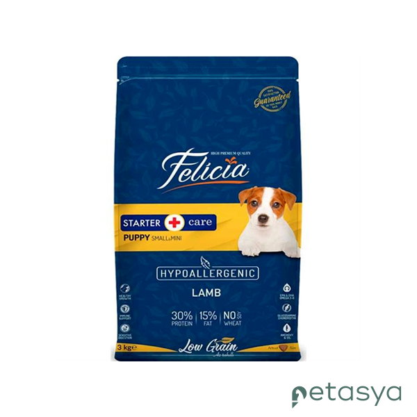 Felicia HypoAllergenic Kuzulu Küçük/Orta Irk  Düşük Tahıllı Yavru Köpek Maması 3kg