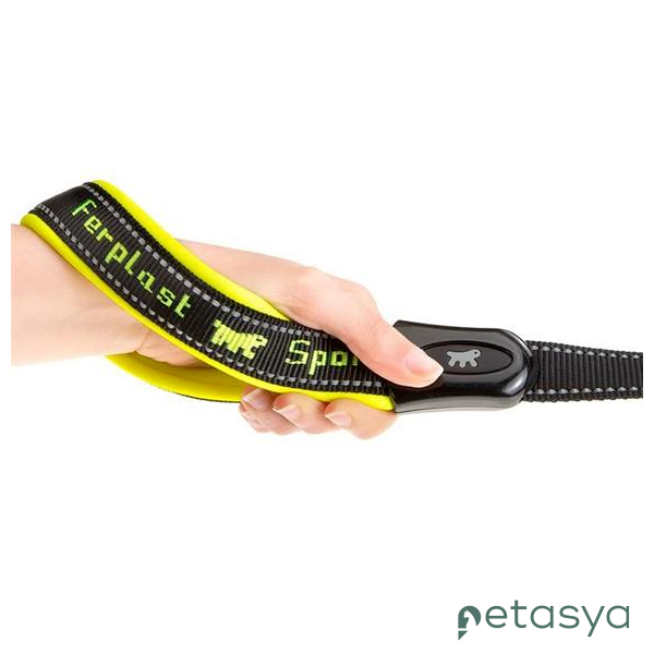Ferplast Sport Dog Matic Köpek Gezdirme Tasması  G25/120(Sarı)