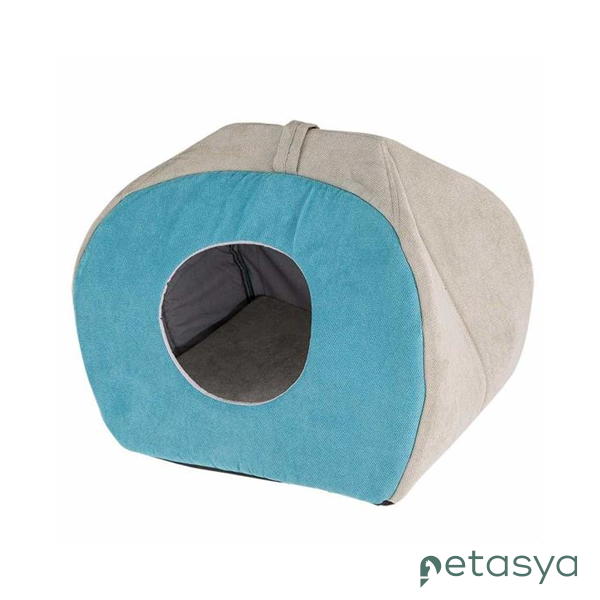 Ferplast Tulip Kedi ve Köpek Evi 35x30x25cm(Mavi)