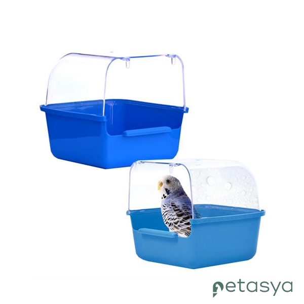 Fit Fly Kuşlar için Plastik Banyo 12x16x14 cm