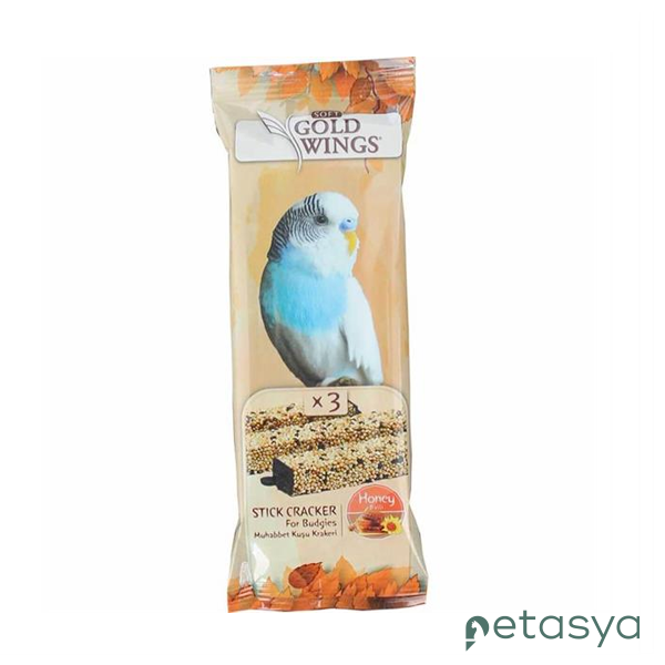 Gold Wings Classic Ballı  Muhabbet Kuşu Krakeri (3lü)