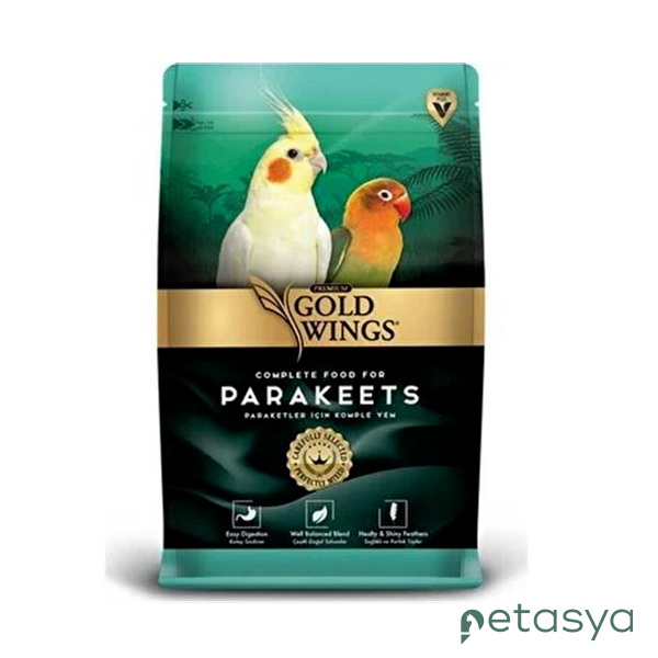 Gold Wings Premium Paraket Yemi 1 Kg