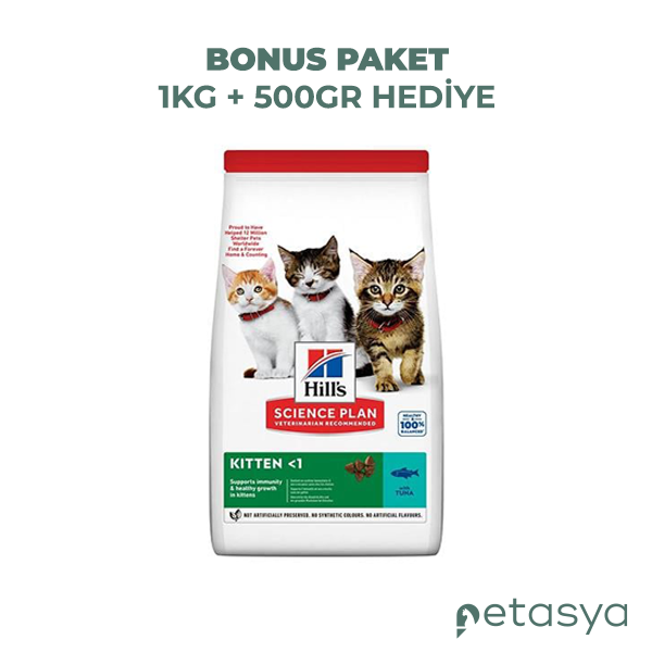 Hills Healthy Development Ton Balıklı  Yavru Kedi Maması 1kg + 500gr HEDİYE!