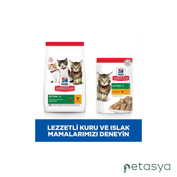 Hills Healty Development Tavuklu  Yavru Kedi Maması 1kg + 500gr HEDİYE!
