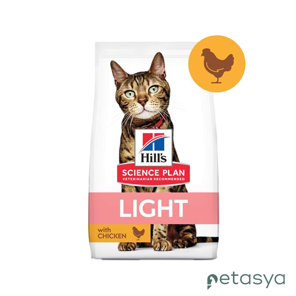 Hills Light Tavuk Etli Düşük Kalorili  Yetişkin Kedi Maması 3 Kg
