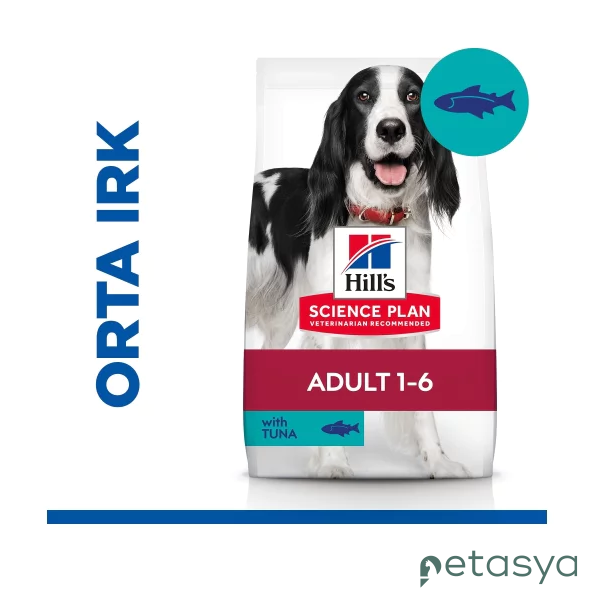 Hills Medium Ton Balıklı ve Pirinçli Orta Irk  Yetişkin Köpek Maması 2,5 Kg