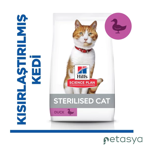 Hills Ördekli Kısırlaştırılmış Kedi Maması 1,5 Kg