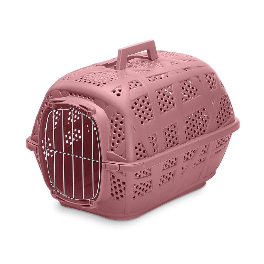 Imac Carry Sport Metal Kapılı Evcil Hayvan Taşıma Çantası Pembe 48,5x34x32cm