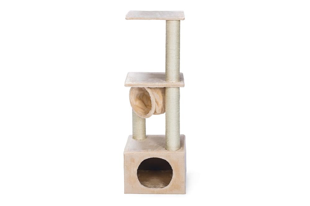 Karlıe Tırmalama Ağacı Bej 35x35x103