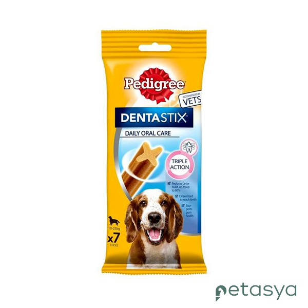 Pedigree Dentastix Orta Irk Şerit  Köpek Ödül Maması 180gr (7li)