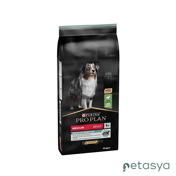 Pro Plan Sensitive Digestion Kuzulu ve Pirinçli   Orta Irk Yetişkin Köpek Maması 14kg