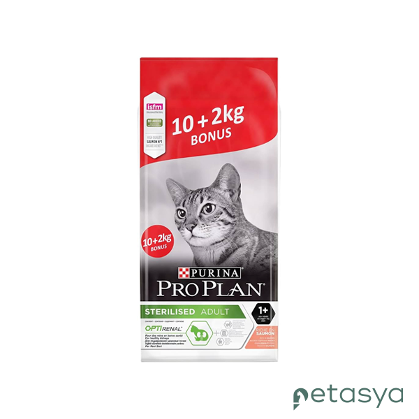 Pro Plan Somonlu Kısırlaştırılmış   Kedi Maması 10+2 Kg HEDİYE!