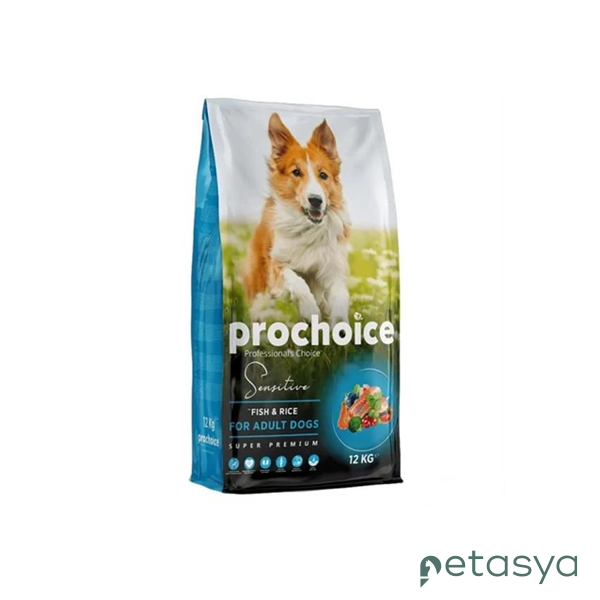 ProChoice Sensitive Skin Balık ve Pirinçli  Hassas Derili Köpekler için Yetişkin Köpek Maması 12 Kg