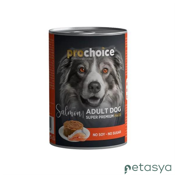 ProChoice Somon Etli Şekersiz   Ezme Yetişkin Köpek Konservesi 400 Gr