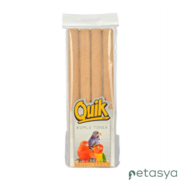 Quik Kumlu Kuş Tüneği 19cm (4lü)