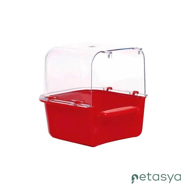 Quik Kuşlar için Plastik Banyo 12,5x12x13 cm