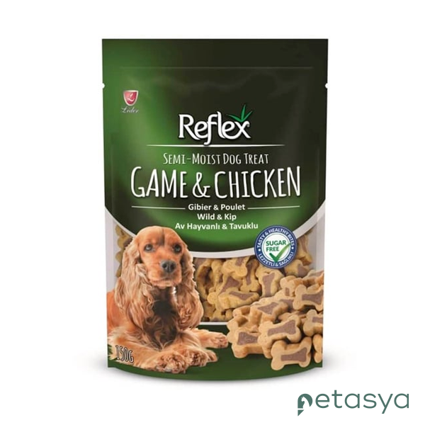 Reflex Av Hayvanlı ve Tavuklu Yarı Yumuşak  Köpek Ödül Maması 150gr