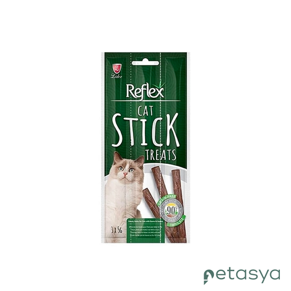 Reflex Kaz ve Av Hayvanlı   Kedi Ödül Çubuğu 15gr (3lü)