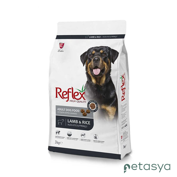 Reflex Kuzulu Pirinçli Yetişkin Köpek Maması 3kg