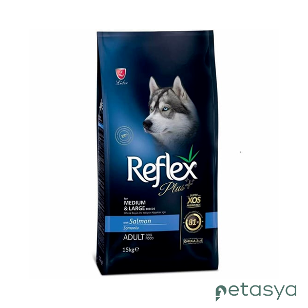 Reflex Plus Somonlu  Orta ve Büyük Irk Yetişkin Köpek Maması 3kg