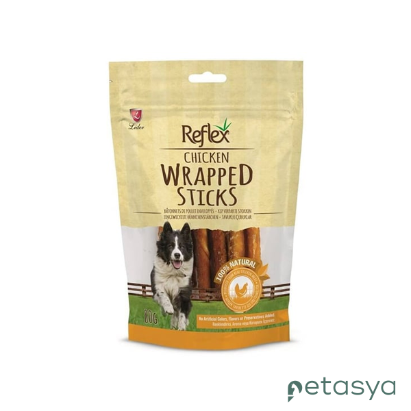 Reflex Tavuk Sargılı Köpek Ödül Çubuğu 80gr