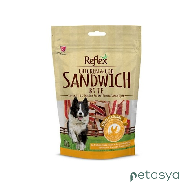 Reflex Tavuklu ve Morina Balıklı  Köpek Ödül Maması 80gr
