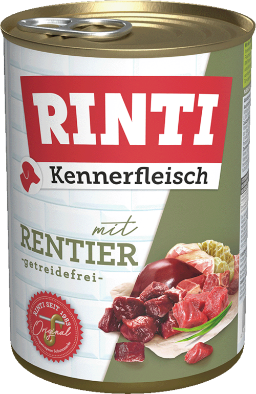 Rıntı Geyikli Konserve Köpek Maması 400g