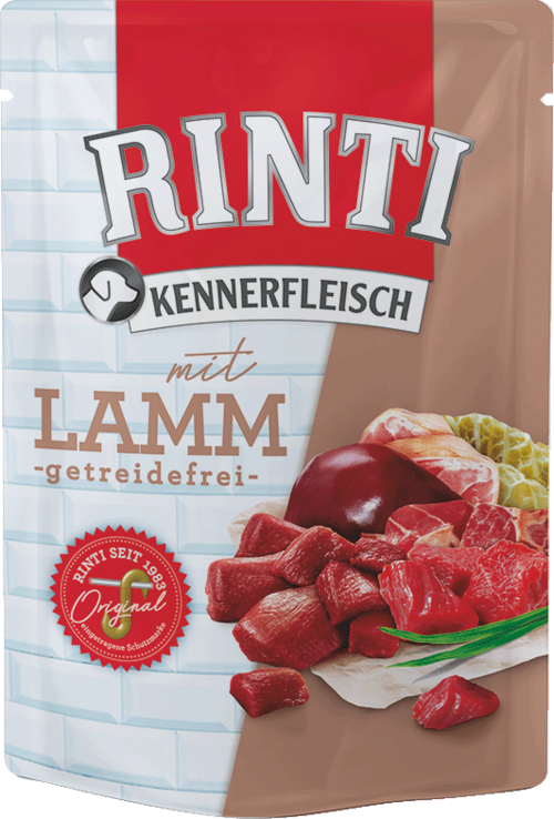Rıntı Kuzulu Pouch Köpek Maması 400g