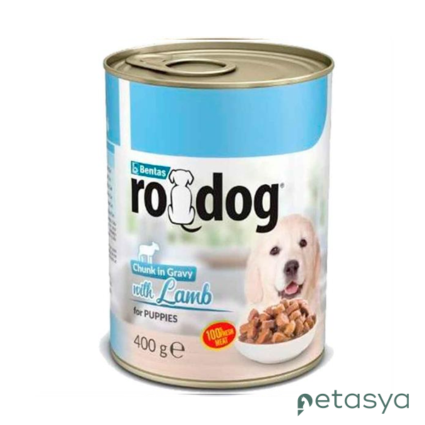 Rodog Sos İçinde Kuzulu  Yavru Köpek Konservesi 400gr