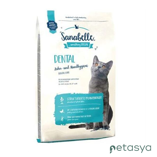 Sanabelle Dental Ağız ve Diş Bakımı Destekleyici   Tahılsız Yetişkin Kedi Maması 2 Kg