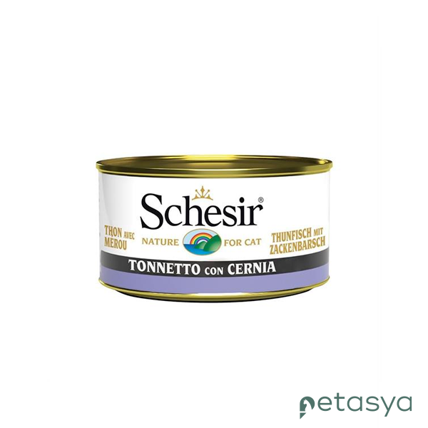 Schesir Jöle İçinde Ton Balıklı ve Orfoz Balıklı  Kedi Konservesi 85gr
