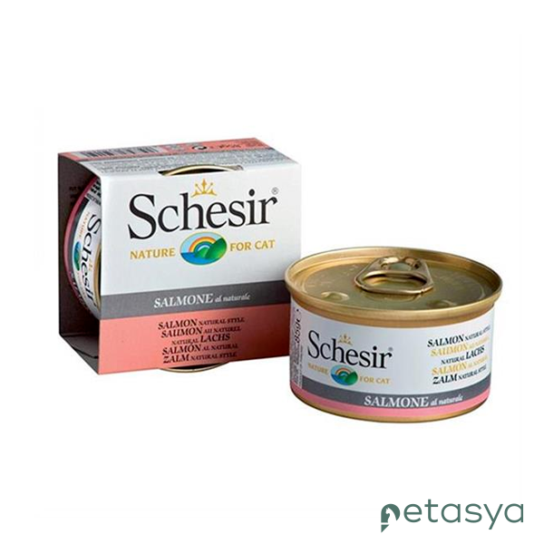 Schesir Suda Pişirilmiş Somonlu   Kedi Konservesi 85gr