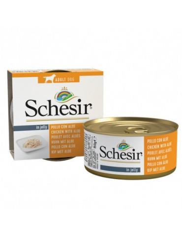 Schesir Tavuklu ve Aloe Veralı  Köpek Konservesi 150gr