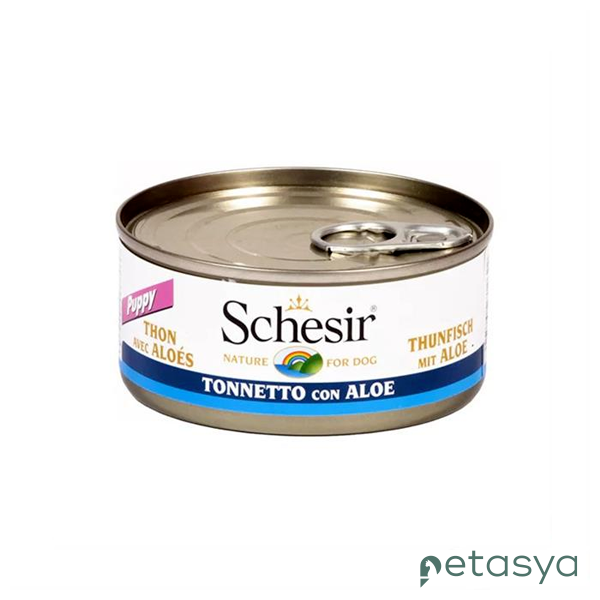 Schesir Ton Balıklı ve Aloe Veralı  Yavru Köpek Konservesi 150gr
