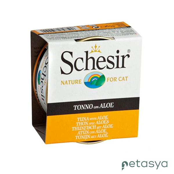 Schesir Ton Balıklı ve Aloeveralı Jöleli  Kedi Konservesi 85gr